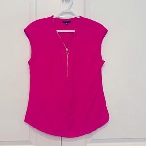 *2 items for $20* like new Dynamite fuchsia zip up blouse